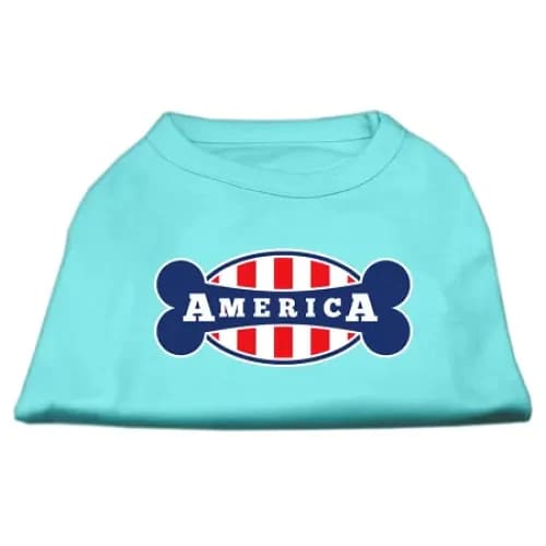 Bonely In America Screen Print Pet Shirt - Screen Print