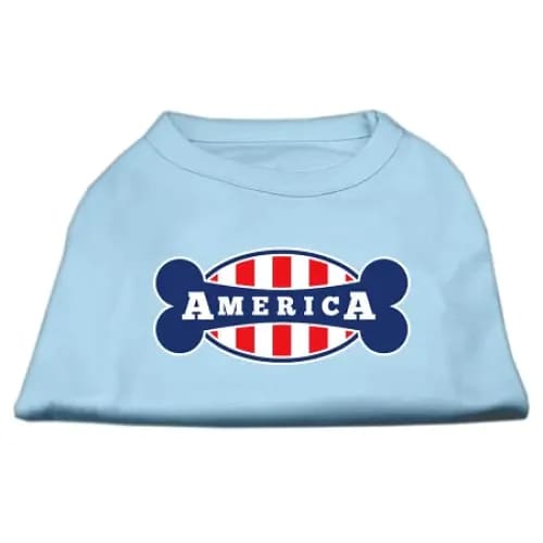 Bonely In America Screen Print Pet Shirt - Screen Print