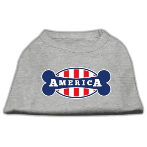 Bonely In America Screen Print Pet Shirt - Screen Print