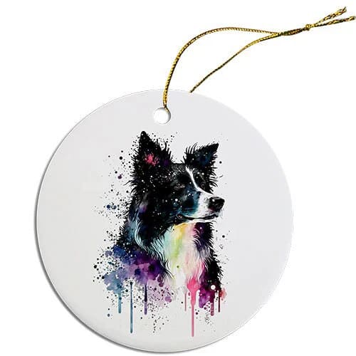 Border Collie Christmas Ornaments - Ornaments