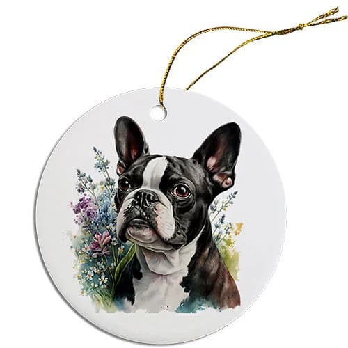 Boston Terrier Christmas Ornaments - Ornaments