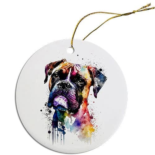 Boxer Christmas Ornaments - Ornaments