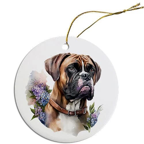 Boxer Christmas Ornaments - Ornaments