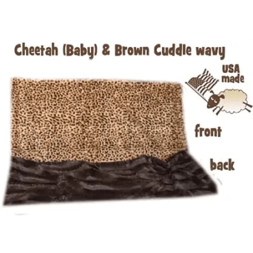 Brown Cheetah Pet Blanket