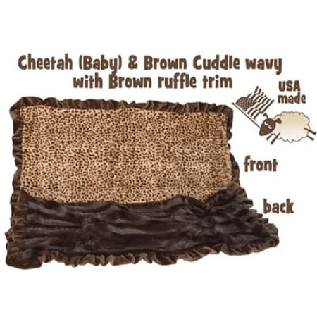 Brown Cheetah Pet Blanket