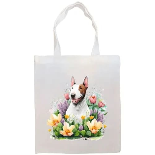 Bull Terrier Canvas Tote Bag - Bull Terrier