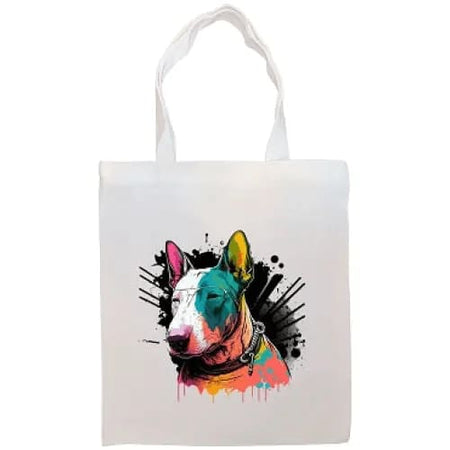 Bull Terrier Canvas Tote Bag - Bull Terrier