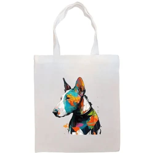 Bull Terrier Canvas Tote Bag - Bull Terrier