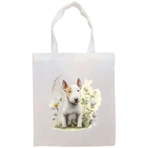 Bull Terrier Canvas Tote Bag - Bull Terrier