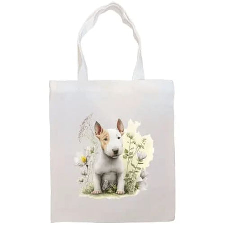 Bull Terrier Canvas Tote Bag - Bull Terrier