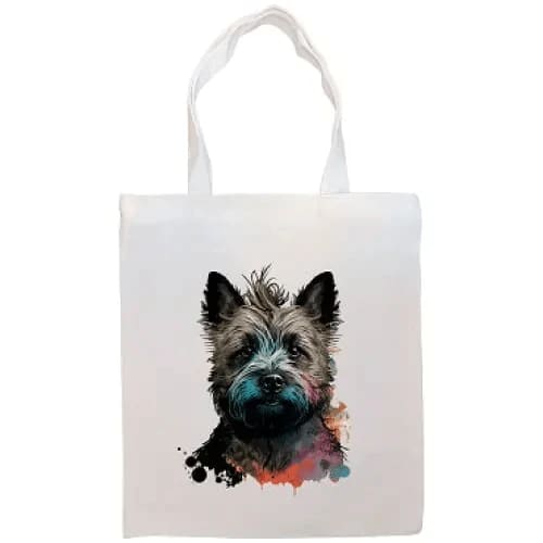 Cairn Terrier Canvas Tote Bag - Cairn Terrier