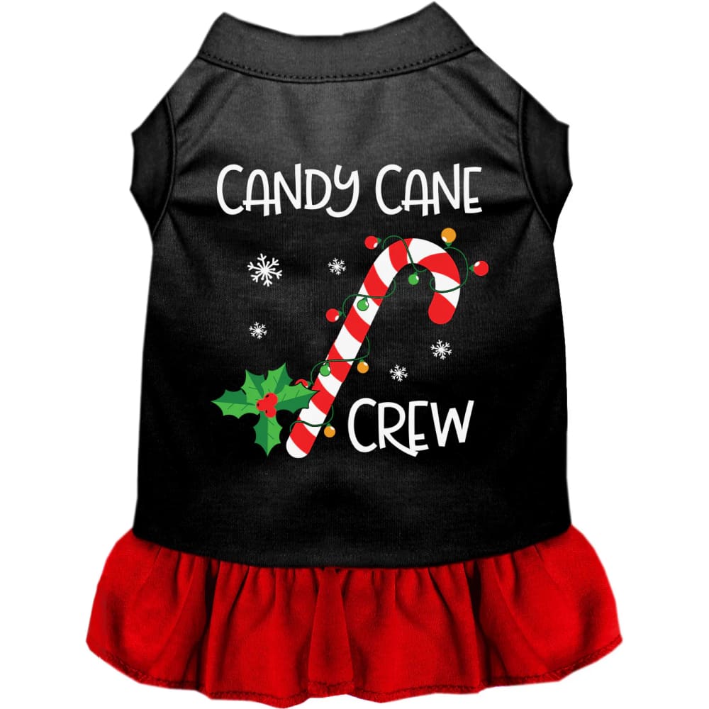 Candy Cane Crew Pet Dress - Christmas Dress