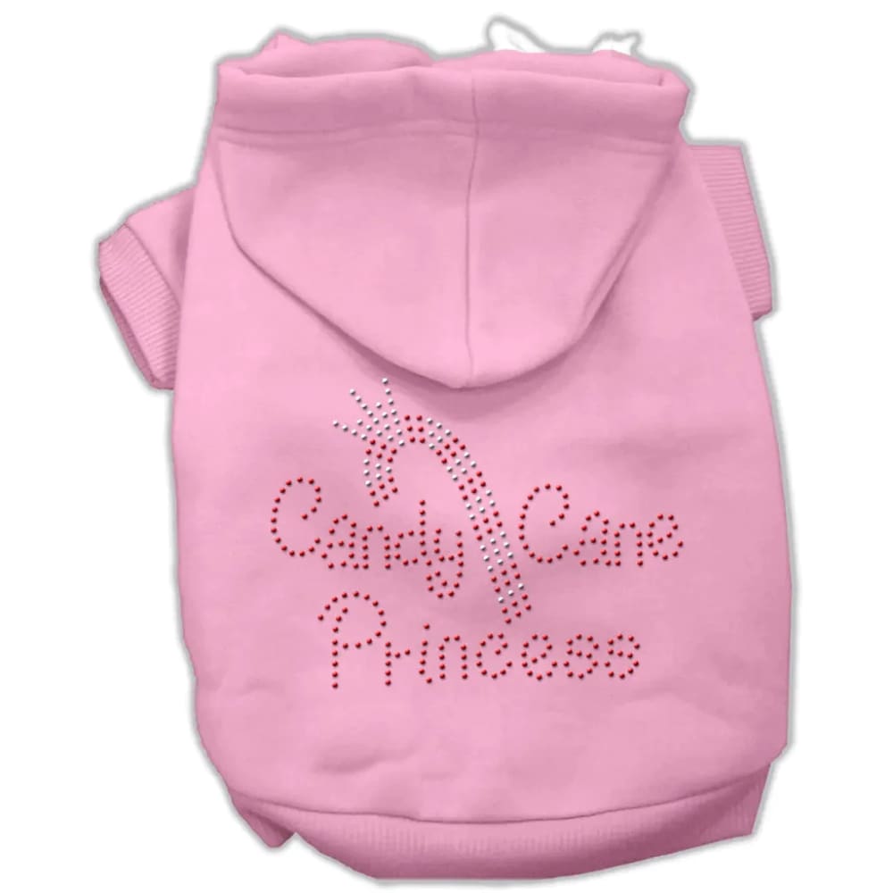 Candy Cane Princess Pet Hoodies - Screen Print Hoodies