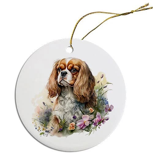 Cavalier King Charles Spaniel Christmas Ornaments