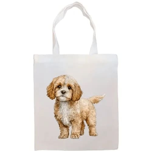 Cavapoo Canvas Tote Bag - Cavapoo