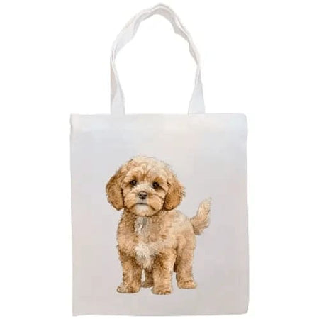 Cavapoo Canvas Tote Bag - Cavapoo