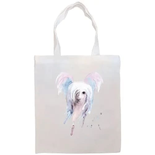 Chinese Crested Canvas Tote Bag - Chinese Crested