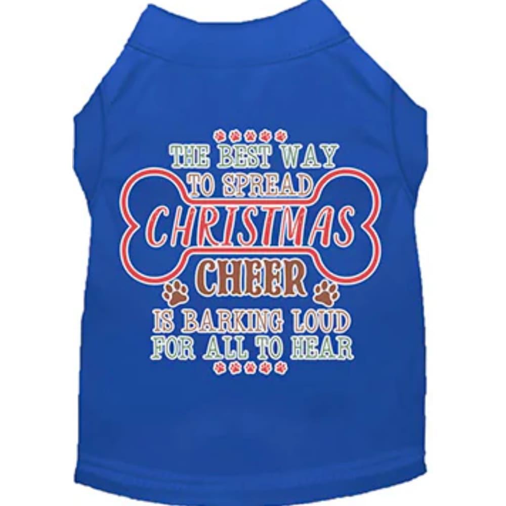 Christmas Cheer by Barking Loud Screen Print Pet Shirt