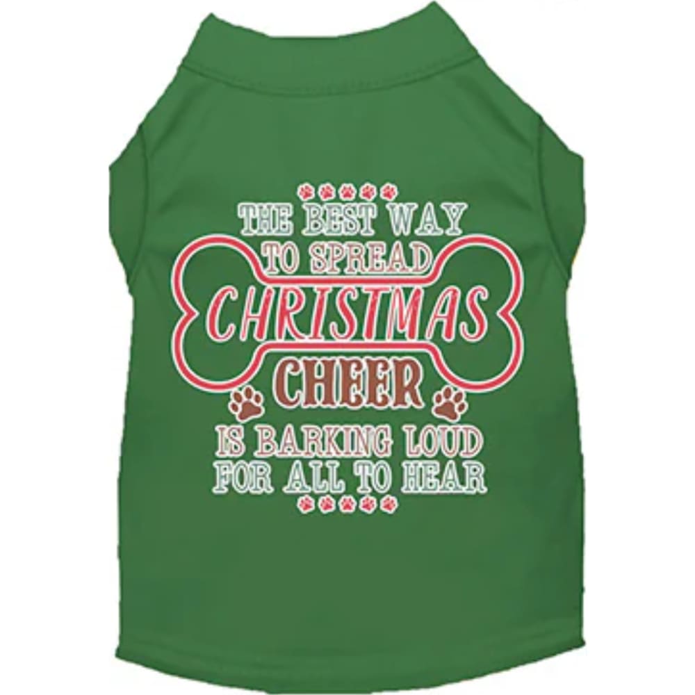 Christmas Cheer by Barking Loud Screen Print Pet Shirt