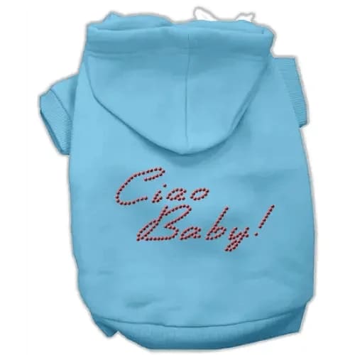 Ciao Baby Pet Hoodies - Rhinestone Hoodies