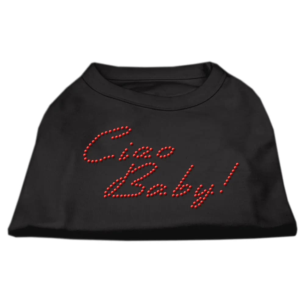 Ciao Baby! Rhinestone Dog Shirt - Rhinestone Pet Shirts