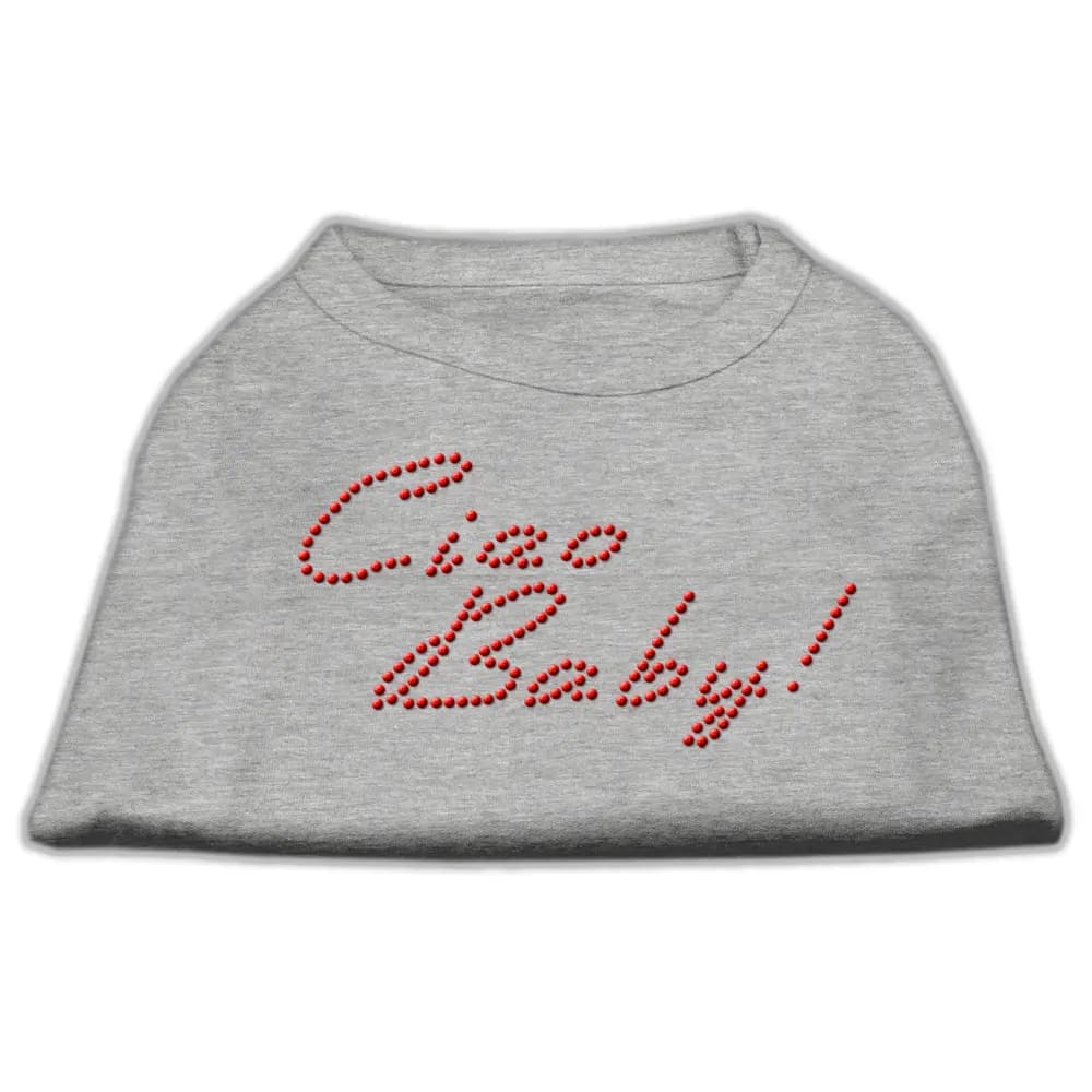 Ciao Baby! Rhinestone Dog Shirt - Rhinestone Pet Shirts