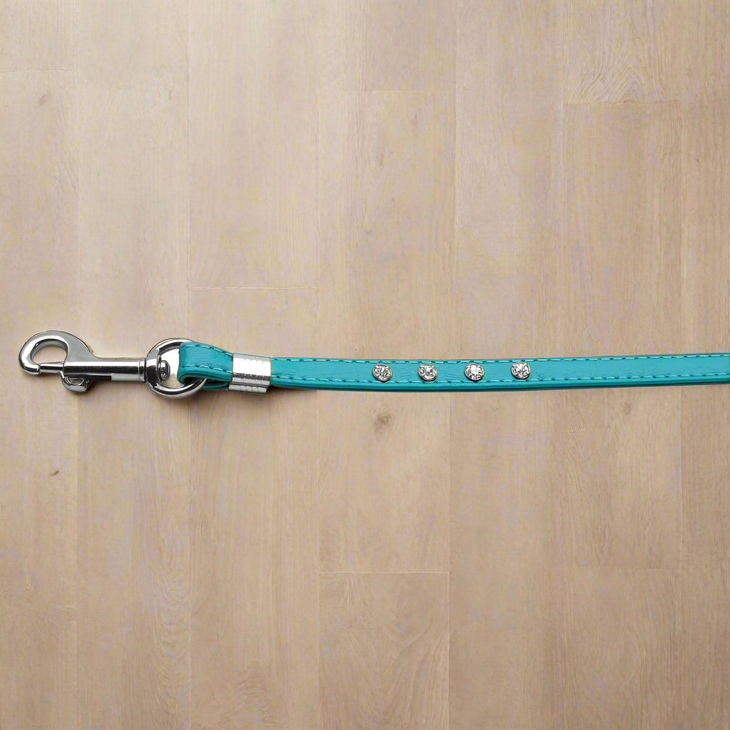 Clear Crystal 3/8’’ Rhinestone Leashes - Dog Leashes