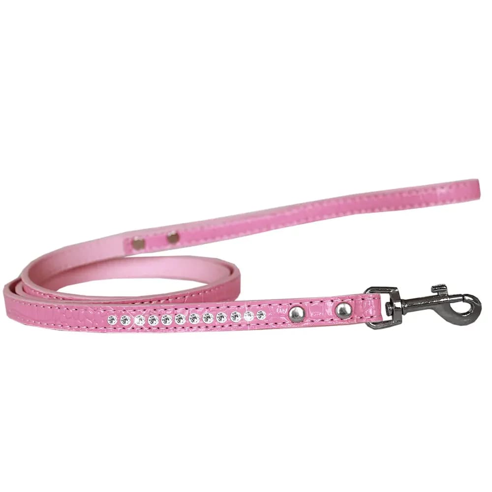 Clear Crystal Croc Pet Leashes - Dog Leashes