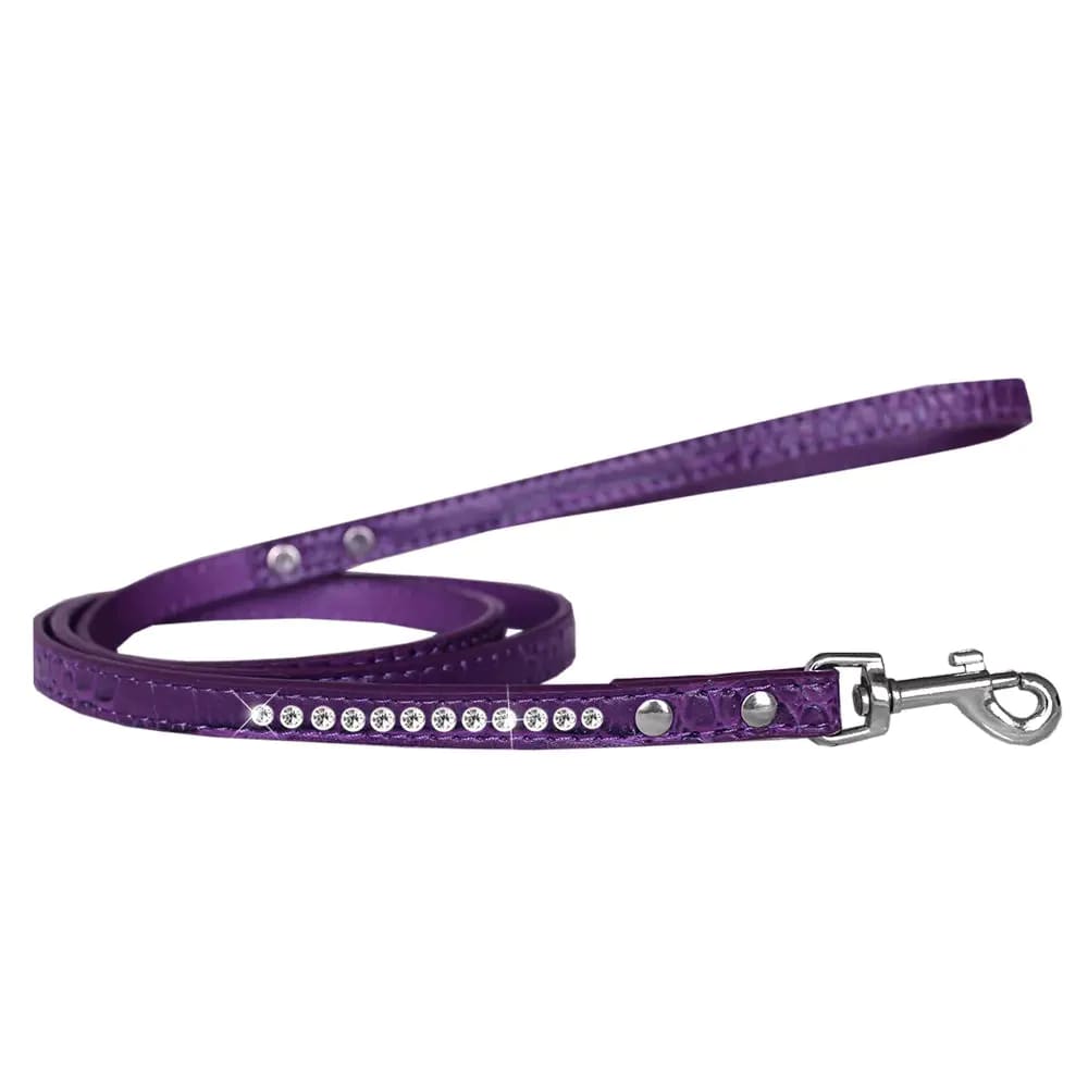 Clear Crystal Croc Pet Leashes - Dog Leashes