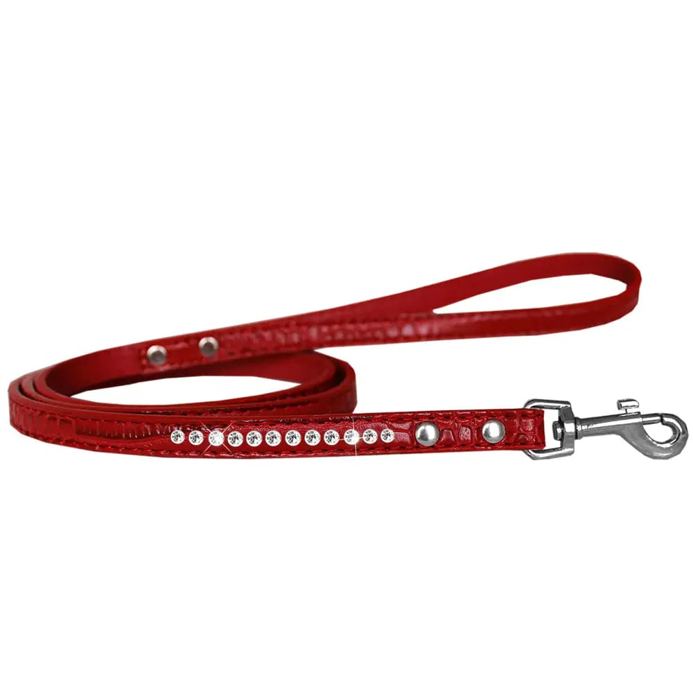 Clear Crystal Croc Pet Leashes - Dog Leashes