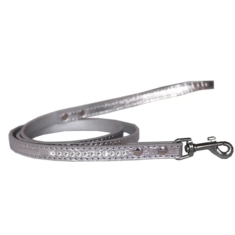 Clear Crystal Croc Pet Leashes - Dog Leashes