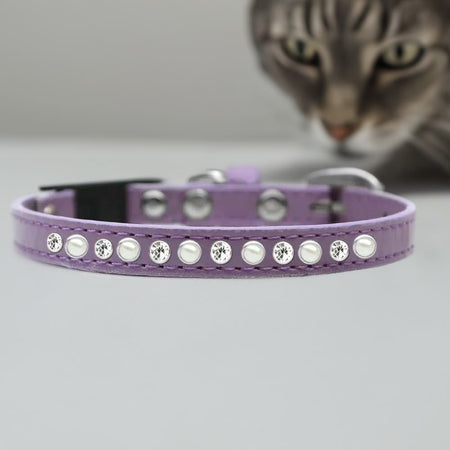 Clear Jewel Breakaway Cat Safety Collar - Cat Collars