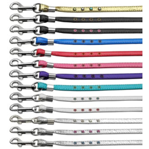 Colored Crystal Rhinestone Leashes - Dog Leashes