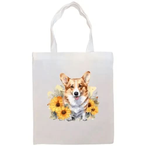 Corgi Canvas Tote Bag - Corgi