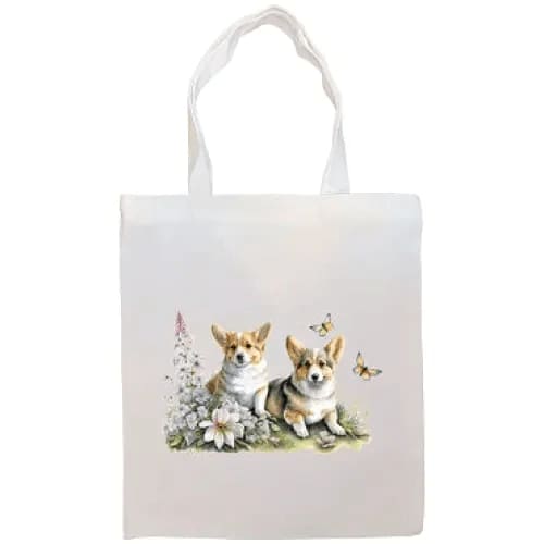 Corgi Canvas Tote Bag - Corgi