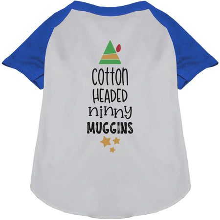 Cotton Headed Ninny Muggins Pet Raglan Shirt - Screen Print