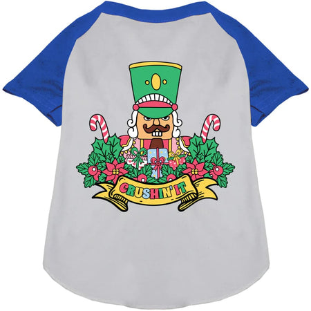 Crushin’ It Nutcracker Style Raglan Pet Shirt - Screen