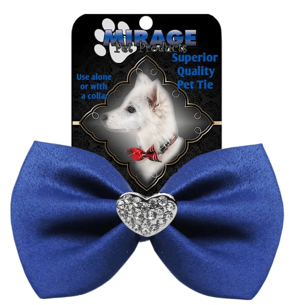 Crystal Heart Widget Pet Bowties - Bow Tie