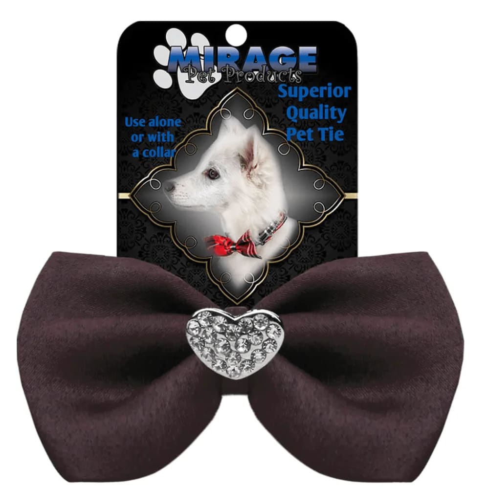 Crystal Heart Widget Pet Bowties - Bow Tie