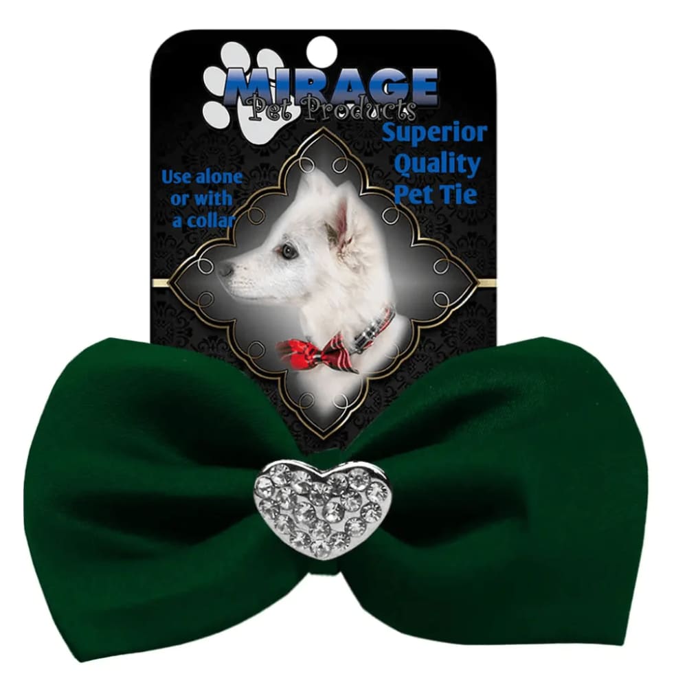 Crystal Heart Widget Pet Bowties - Bow Tie