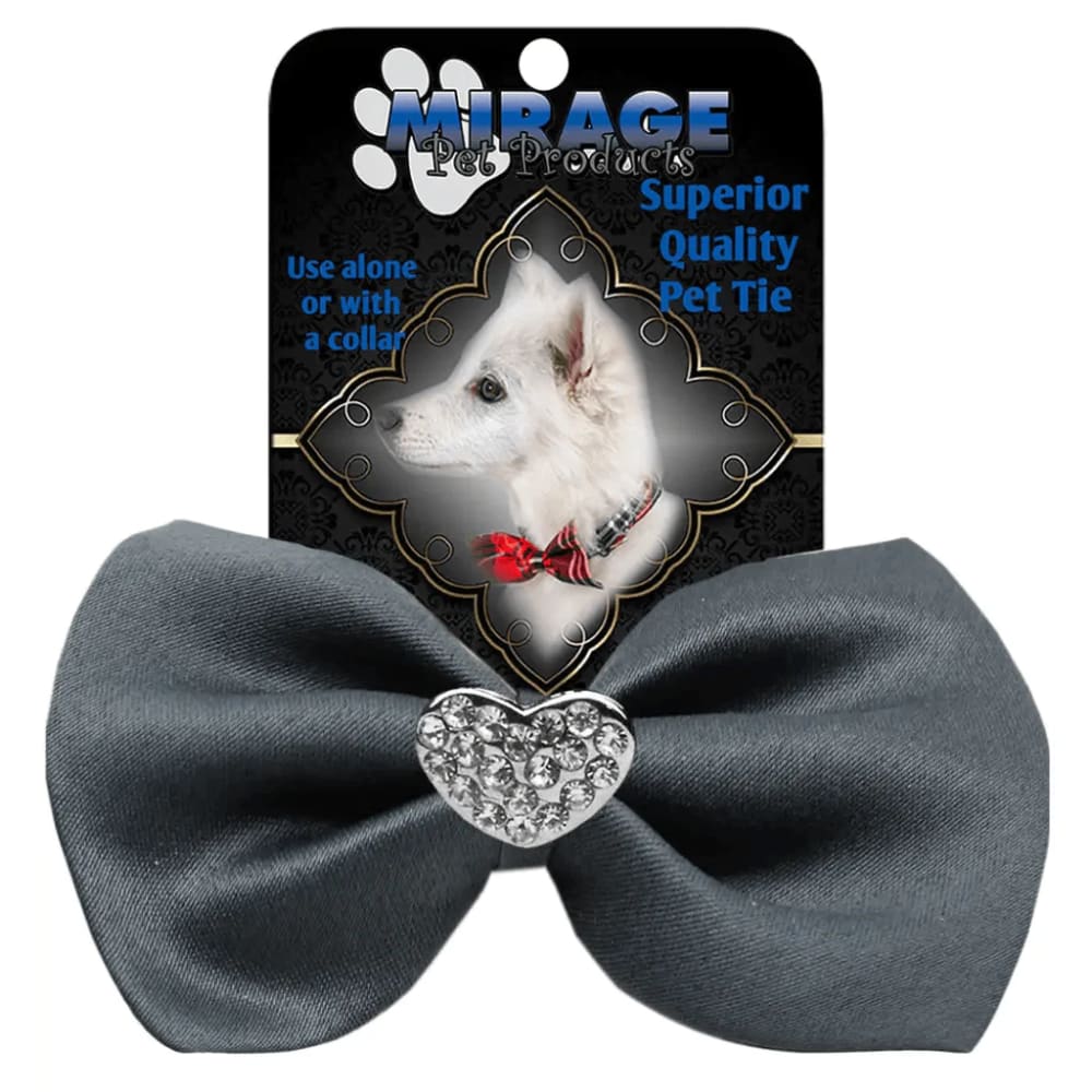 Crystal Heart Widget Pet Bowties - Bow Tie