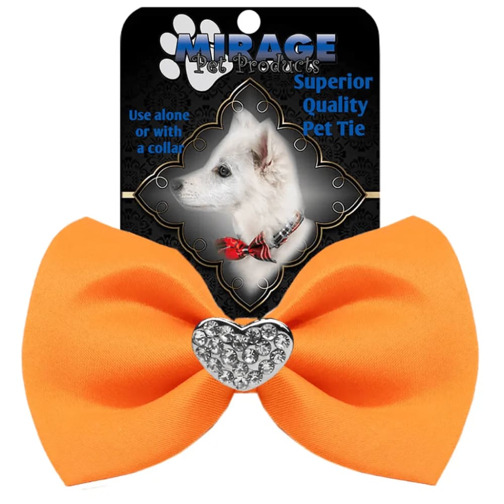 Crystal Heart Widget Pet Bowties - Bow Tie