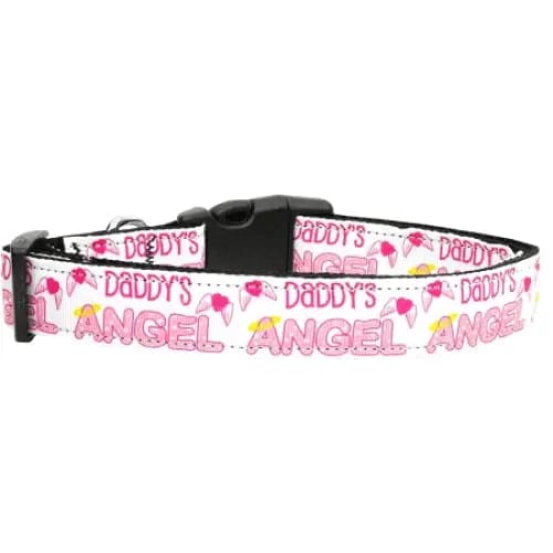 Daddy’s Angel Nylon Cat Collar - Cat Collars - Classic