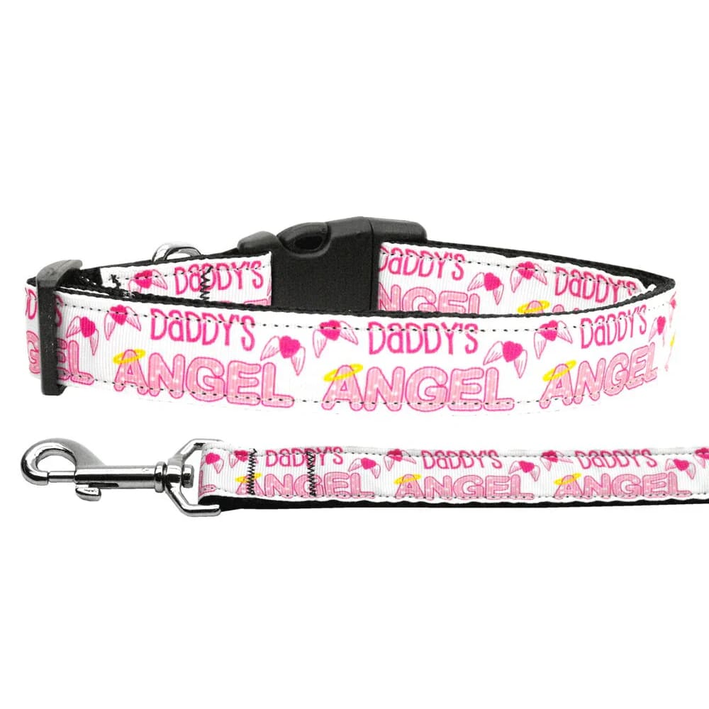 Daddy’s Angel Nylon Dog Collar and Leashes - Dog Collars