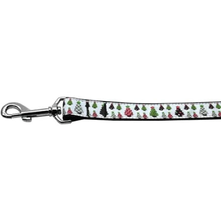 Designer Christmas Trees Nylon Dog Collars and Leashes