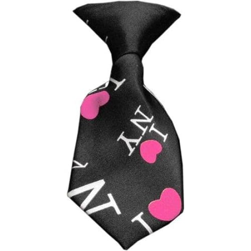 Dog Neck Tie Love NY - Neck Tie - Standard