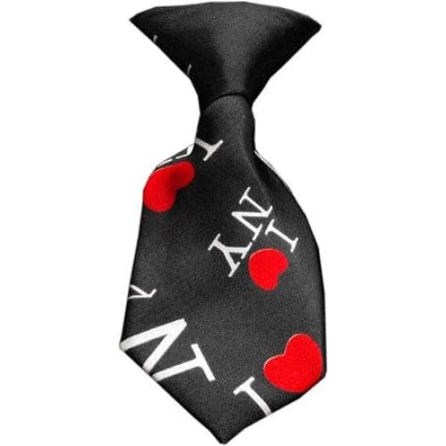 Dog Neck Tie Love NY - Neck Tie - Standard