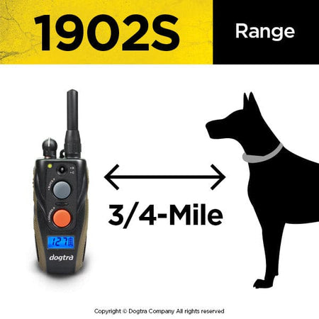 Dogtra 1902S Field Star 2 Dog 3/4 Mile Remote Trainer - Dog