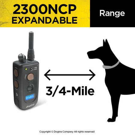 Dogtra 2300NCP Advanced 3/4 Mile Remote Trainer - Dog