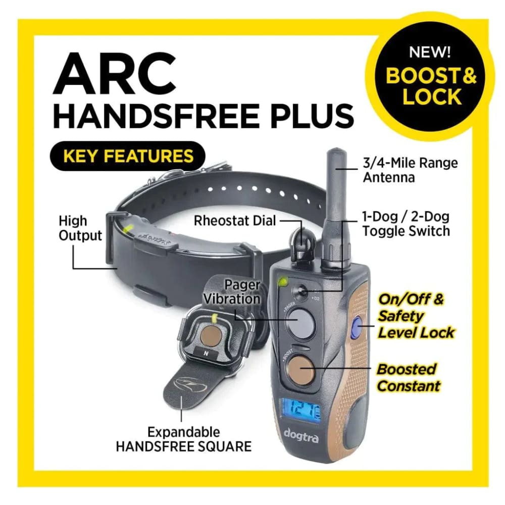 Dogtra ARC HANDSFREE Plus Boost and Lock Remote Dog